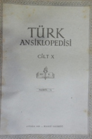 Türk Ansiklopedisi Cilt IX Fasikül 74