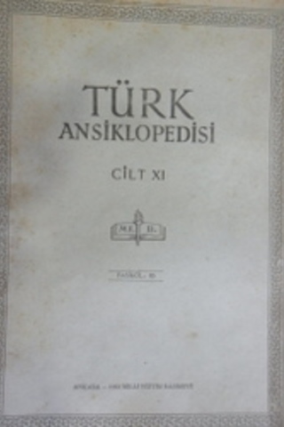 Türk Ansiklopedisi Cilt XI Fasikül 84