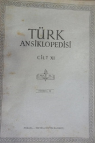 Türk Ansiklopedisi Cilt XI Fasikül 85