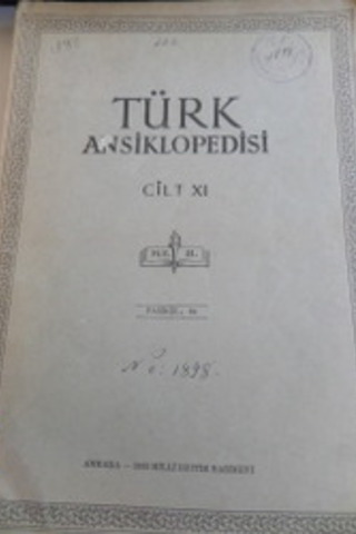 Türk Ansiklopedisi Cilt XI