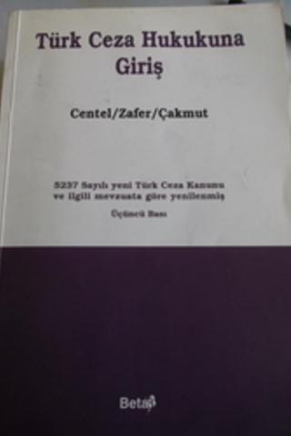 Türk Ceza Hukukuna Giriş
