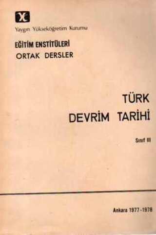 Türk Devrim Tarihi / Sınıf III