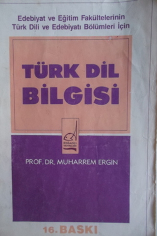 Türk Dil Bilgisi Muharrem Ergin