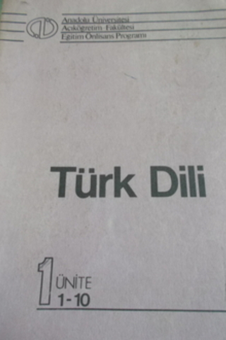 Türk Dili 1.Ünite 1-10