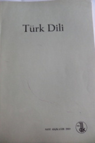 Türk Dili Dergisi 1989 / 455