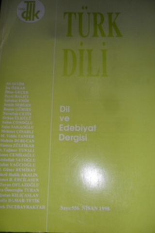 Türk Dili Dil ve Edebiyat Dergisi 1998 / 556
