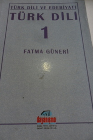 Türk Dili 1 Fatma Güneri