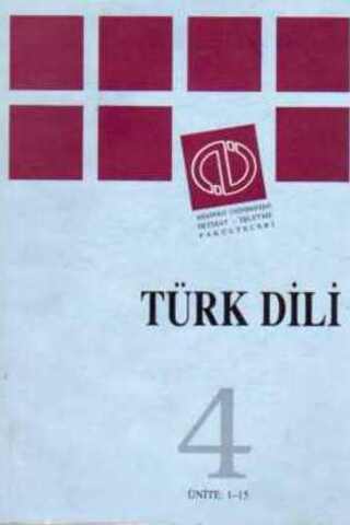 Türk Dili 4 Niyazi Karasar