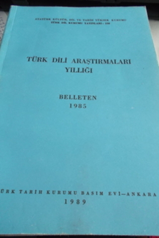 Türk Dili Araştırmaları Yıllığı