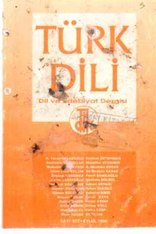 Türk Dili Dil ve Edebiyat Dergisi 1996 / 537