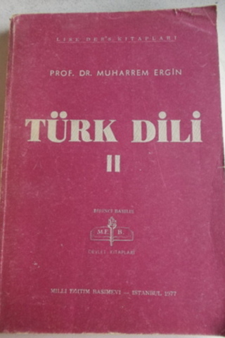 Türk Dili II Muharrem Ergin