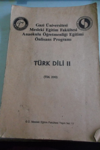 Türk Dili II Sevgi Gökdemir