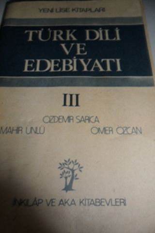 Türk Dili ve Edebiyatı III Özdemir Sarıca