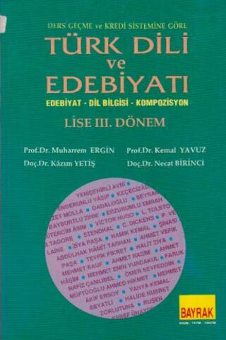 Türk Dili Ve Edebiyatı /Lise III Muharrem Ergin
