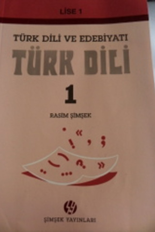 Türk Dili ve Edebiyatı Türk Dili 1 Rasim Şimşek