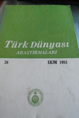 Türk Dünyası Araştırmaları 1983 / 26