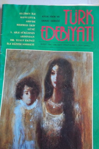 Türk Edebiyatı Aylık Fikir ve Sanat Dergisi 1991