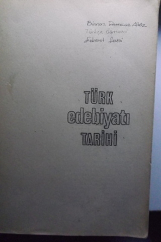 Türk Edebiyatı Tarihi Seyit Kemal Karaalioğlu