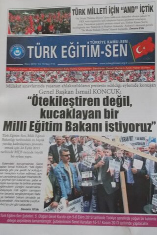Türk Eğitim-Sen 2013/115 sayılı gazete