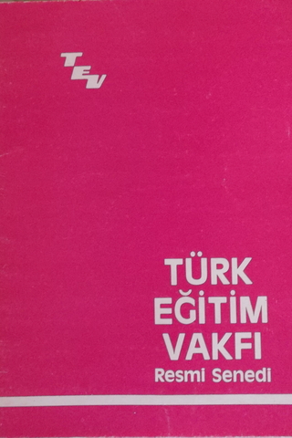 Türk Eğitim Vakfı Resmi Senedi