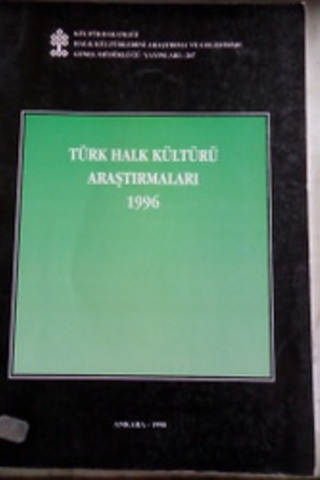 Türk Halk Kültürü Araştırmaları 1996