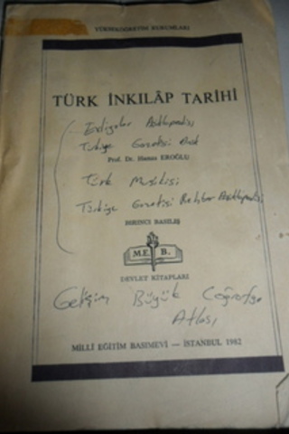 Türk İnkılap Tarihi Hamza Eroğlu