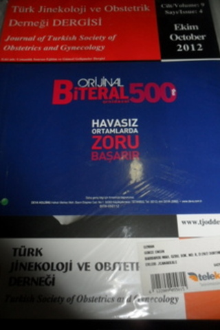 Türk Jinekoji ve Obstetrik Derneği Dergisi 2012 / 9