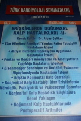 Türk Kardiyoloji Seminerleri 2003 / 4