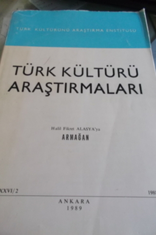 Türk Kültürü Araştırmaları 1988 / 2