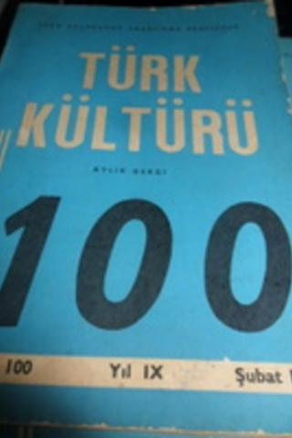 Türk Kültürü Aylık Dergisi 1971 / 100