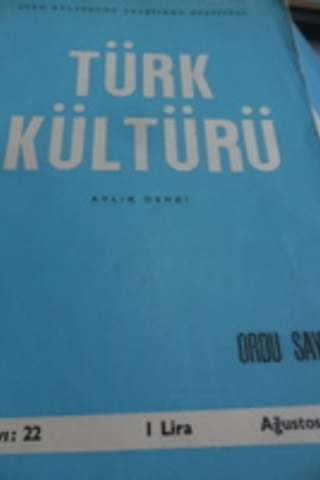 Türk Kültürü Aylık Dergisi 1964 / 22