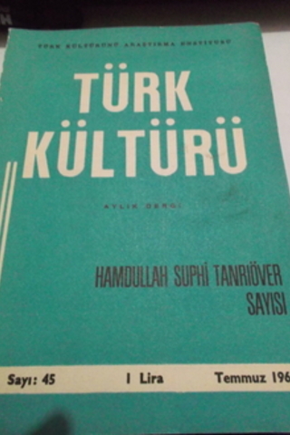 Türk Kültürü Dergisi 1966 / 45