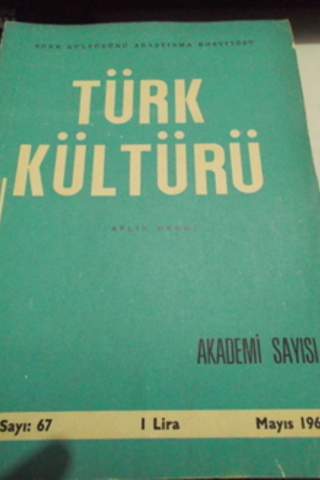 Türk Kültürü Dergisi 1968 / 67