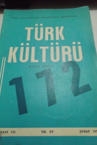 Türk Kültürü Dergisi 1977 / 72