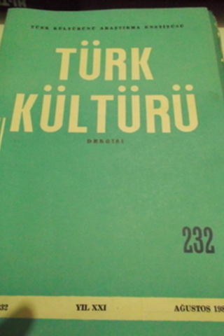 Türk Kültürü Dergisi 1982 / 32