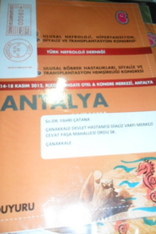 Türk Nefroloji Derneği 2012 /14-18