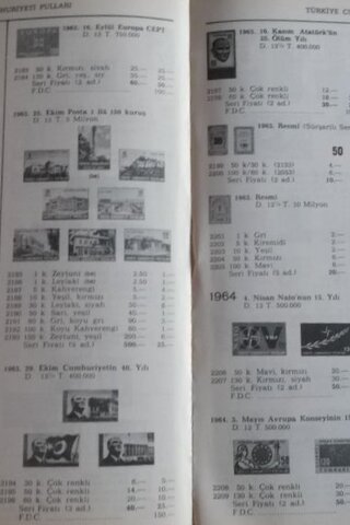 Türk Pulları Kataloğu / Cumhuriyet Dönemi