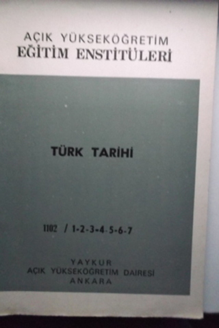 Türk Tarihi 1102 / 1-2-3-4-5-6-7