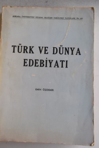 Türk ve Dünya Edebiyatı Emin Özdemir