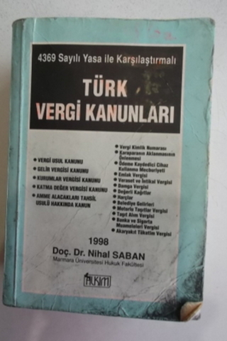 Türk Vergi Kanunları Nihal Saban