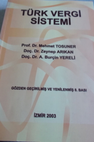 Türk Vergi Sistemi Mehmet Tosuner