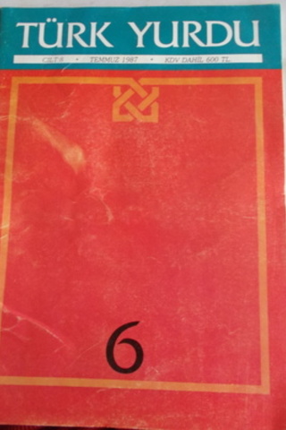 Türk Yurdu 1987 / 8