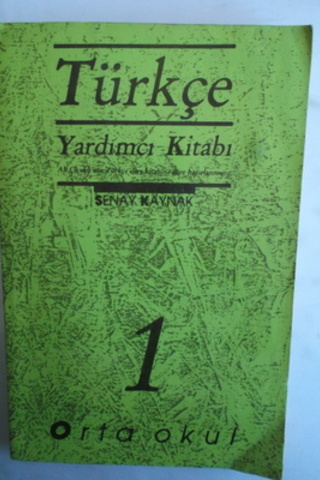 Türkçe Yardımcı Kitabı 1 Senay Kaynak