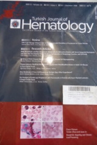 Turkish Journal of Hematology 2018 / 35