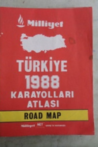 Türkiye 1988 Karayolları Atlası Road Map