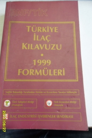 Türkiye İlaç Kılavuzu 1999 Formüleri