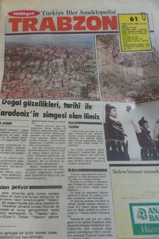 Türkiye İller Ansiklopedisi - Trabzon