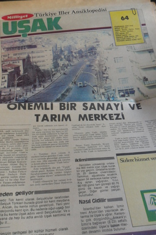 Türkiye İller Ansiklopedisi - Uşak