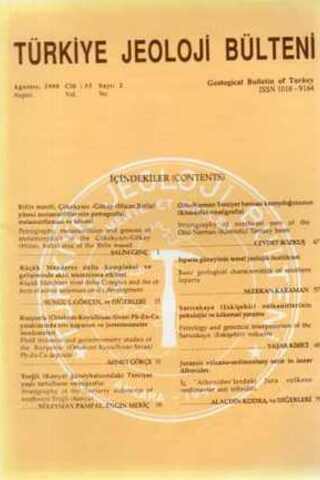 Türkiye Jeoloji Bülteni / Yıl: 1991 Sayı: 2