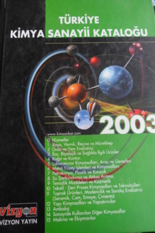 Türkiye Kimya Sanayii Katoloğu 2003